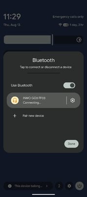 Bluetooth Pop-Up