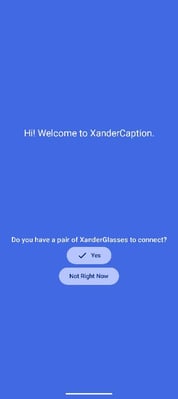 Welcome Screen